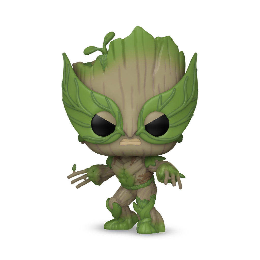 Imagen del producto Marvel - Somos Groot Wolverine Funko Pop Figura de Cabeza Oscilante