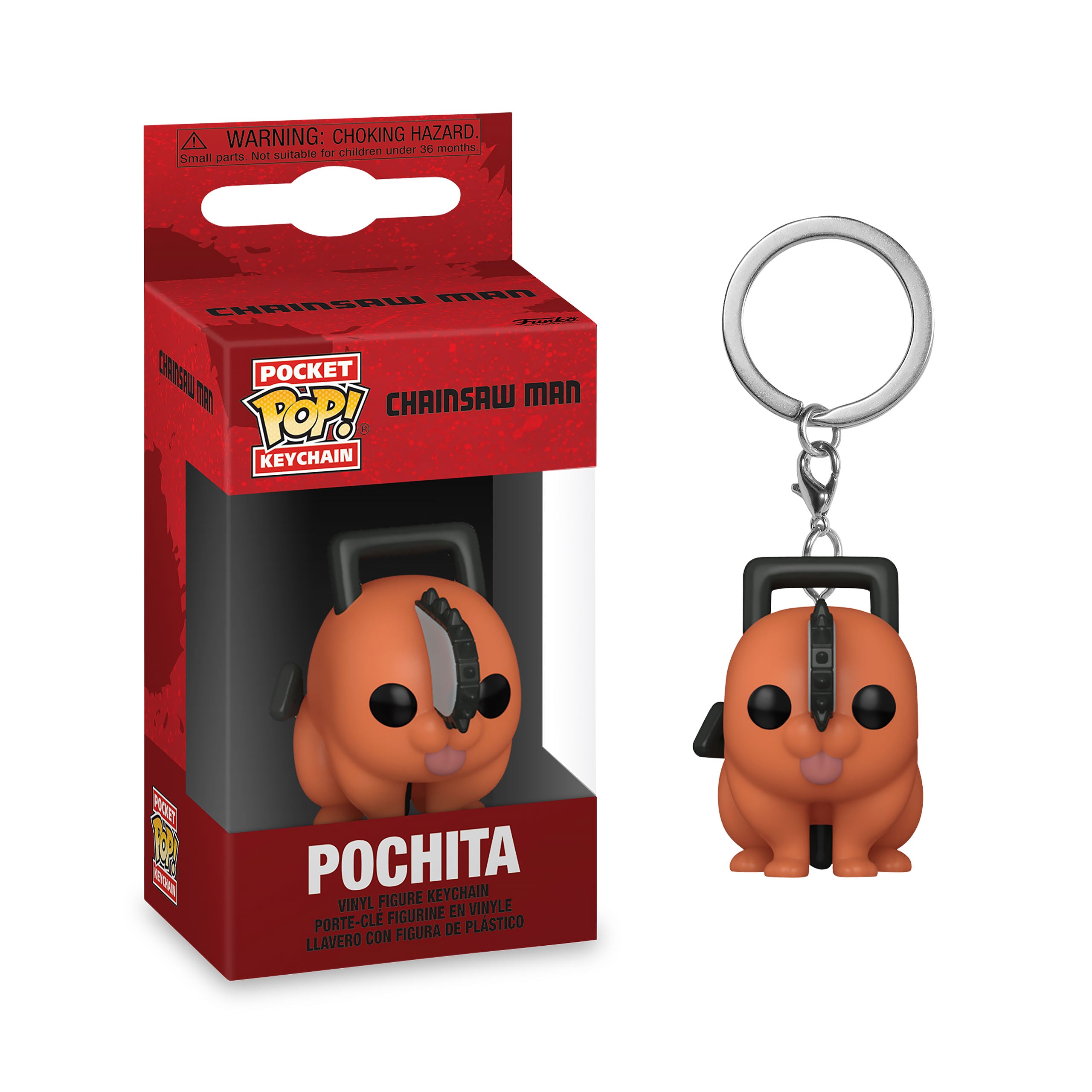 Imagen del producto Chainsaw Man - Llavero Pochita Funko Pop