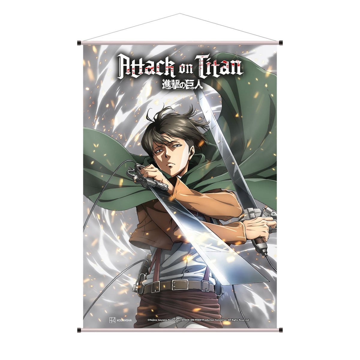 Imagen del producto Attack on Titan - Levi Ackermann Wall Scroll