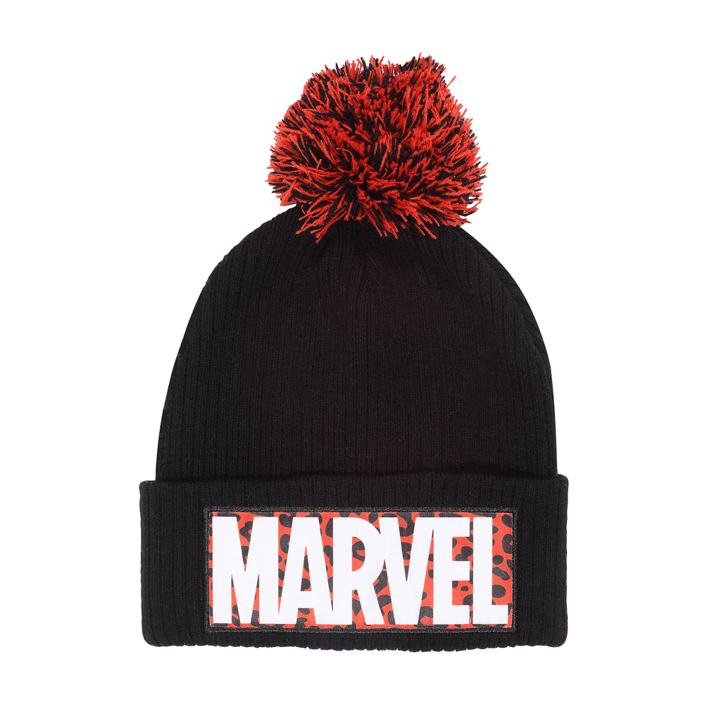 Imagen del producto Marvel - Gorro con pompón y logotipo