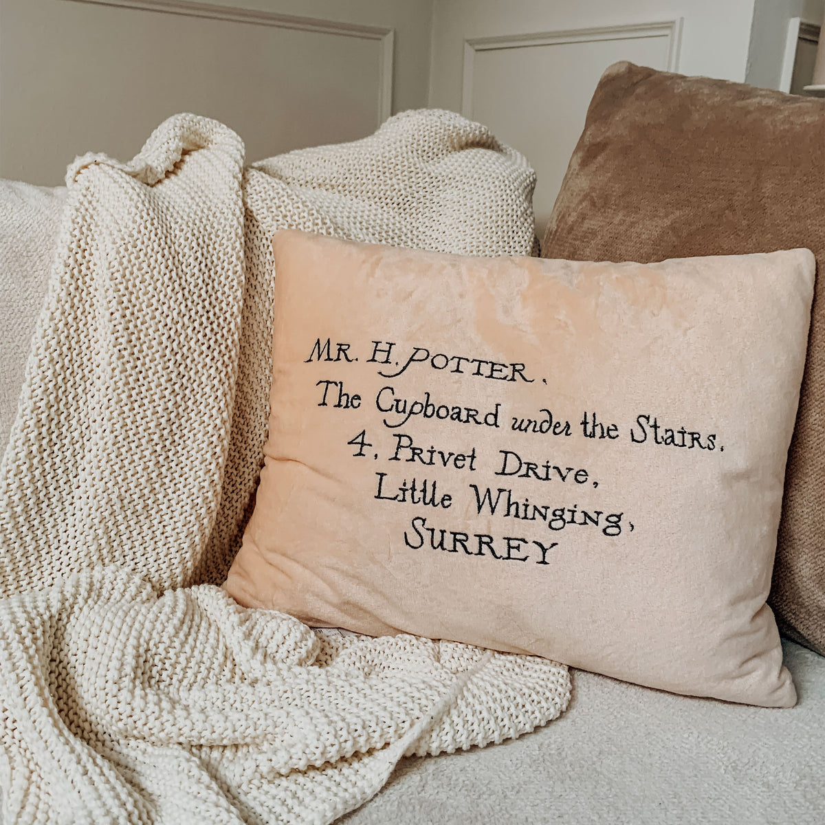 Imagen del producto Harry Potter - Cojín Carta de Hogwarts