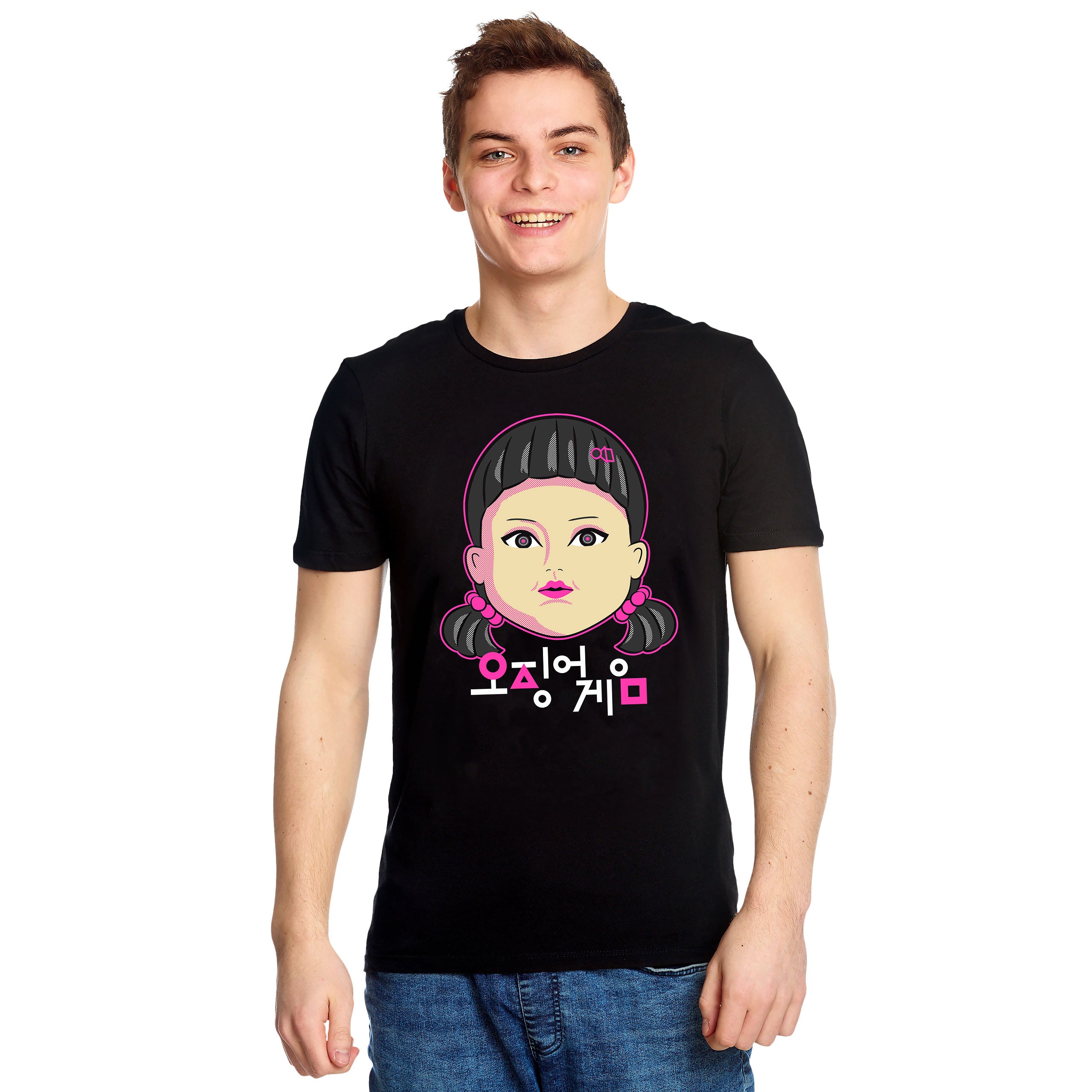 Imagen del producto Squid Game - Camiseta negra de la muñeca Young-Hee
