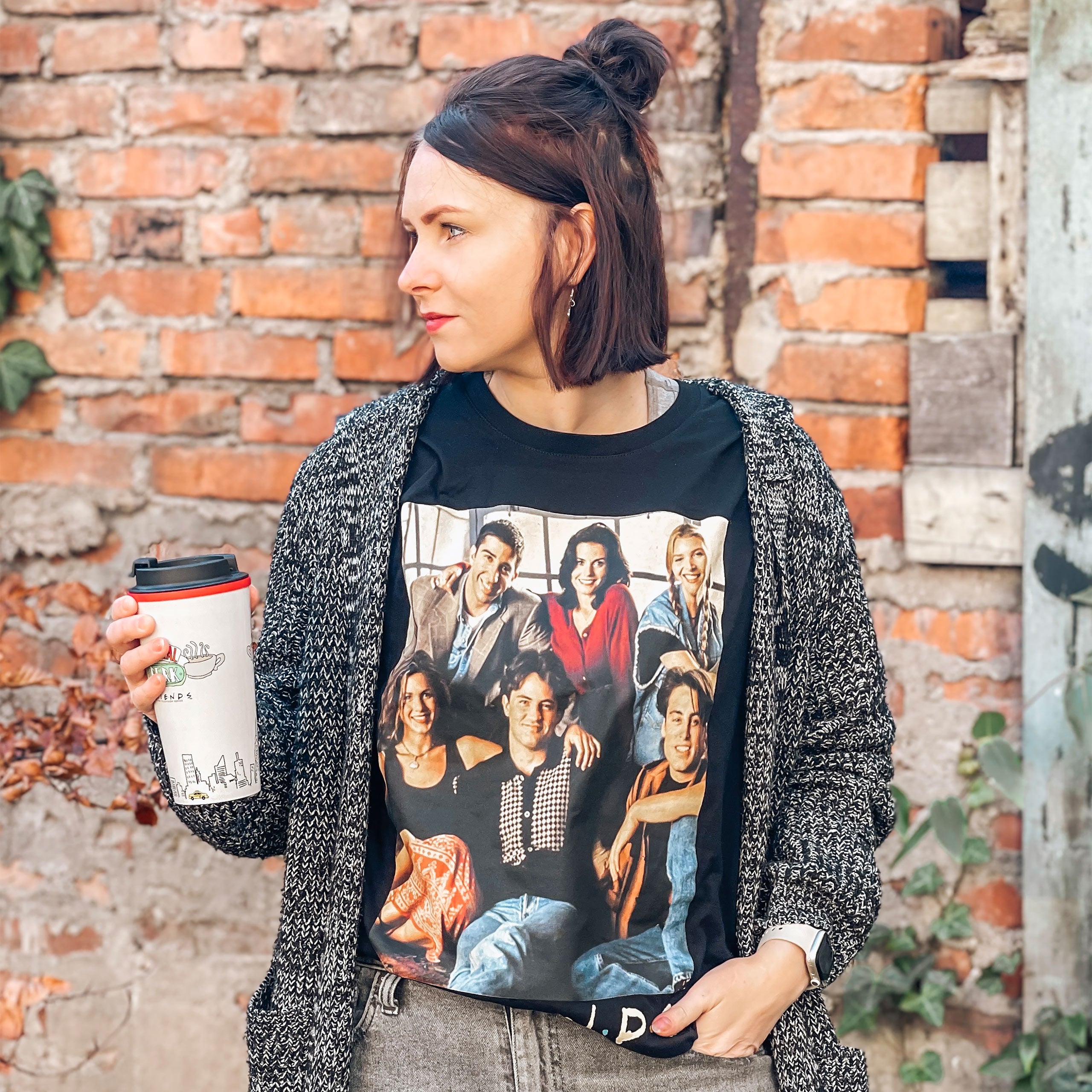 Imagen del producto Friends - Camiseta de grupo negra