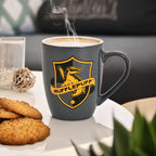 Product image Hufflepuff Logo Mug grey - Harry Potter