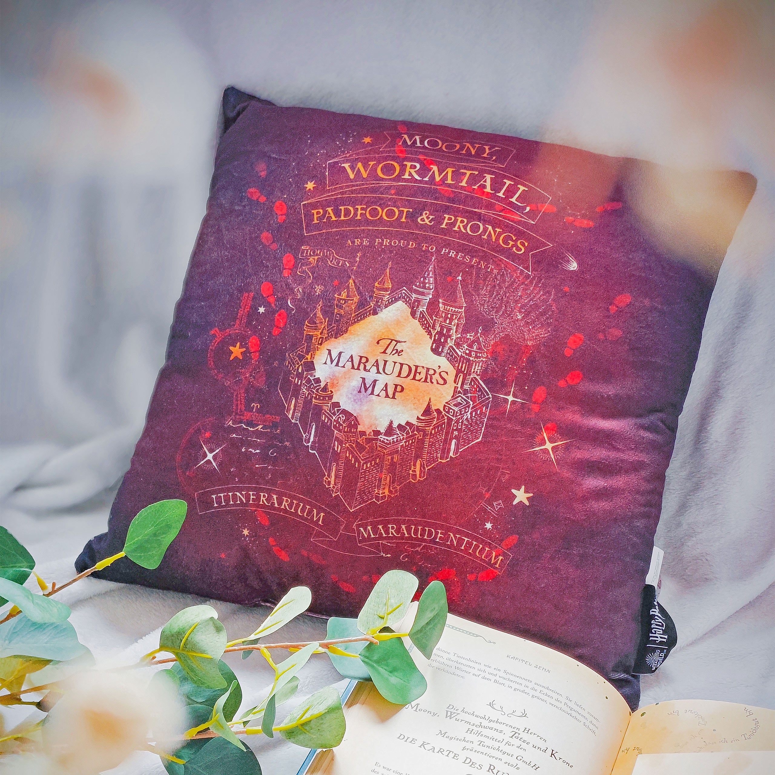 Imagen del producto Harry Potter - Almohada del Mapa del Merodeador