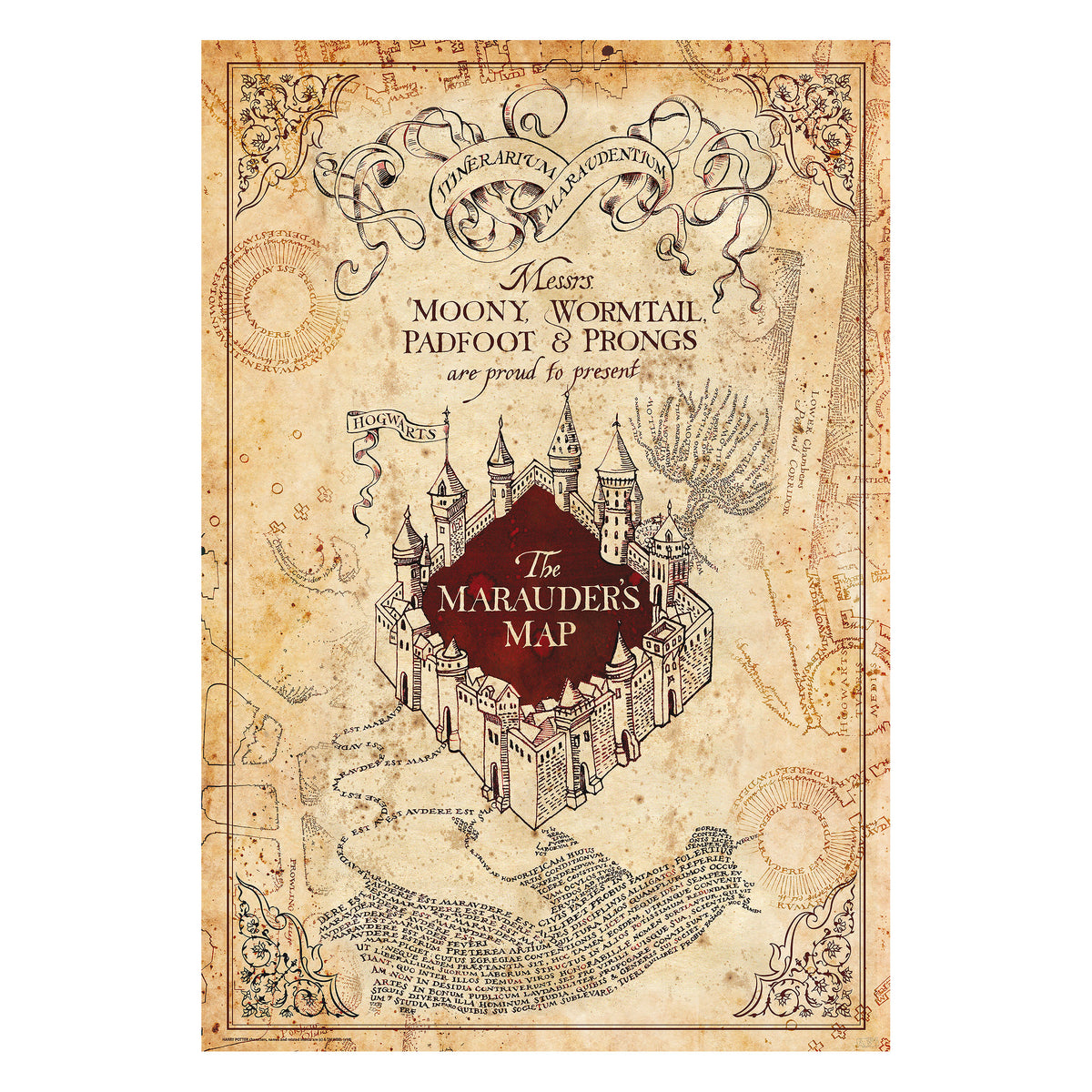 Imagen del producto Harry Potter - Mapa del Merodeador Maxi Poster