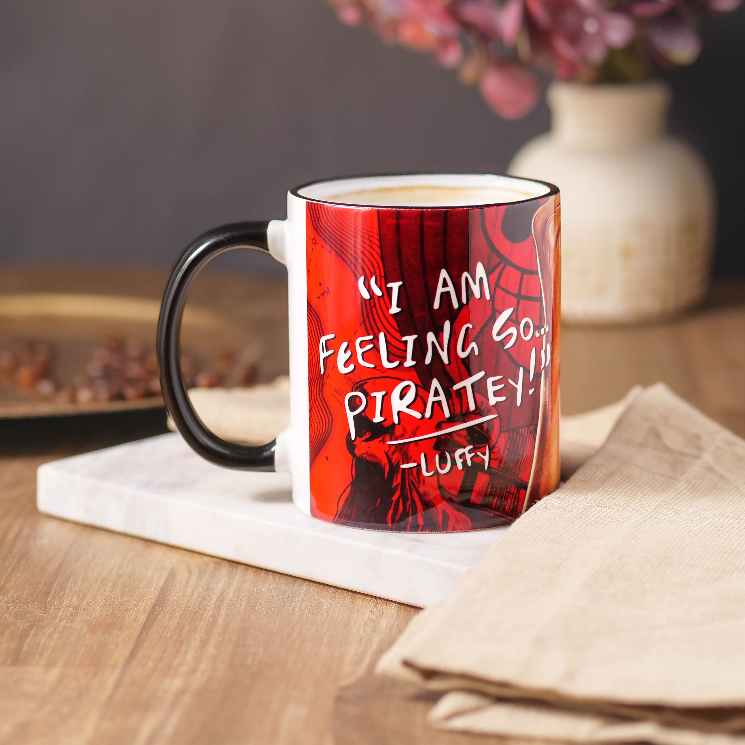 Imagen del producto Taza Luffy Feeling Piratey - One Piece