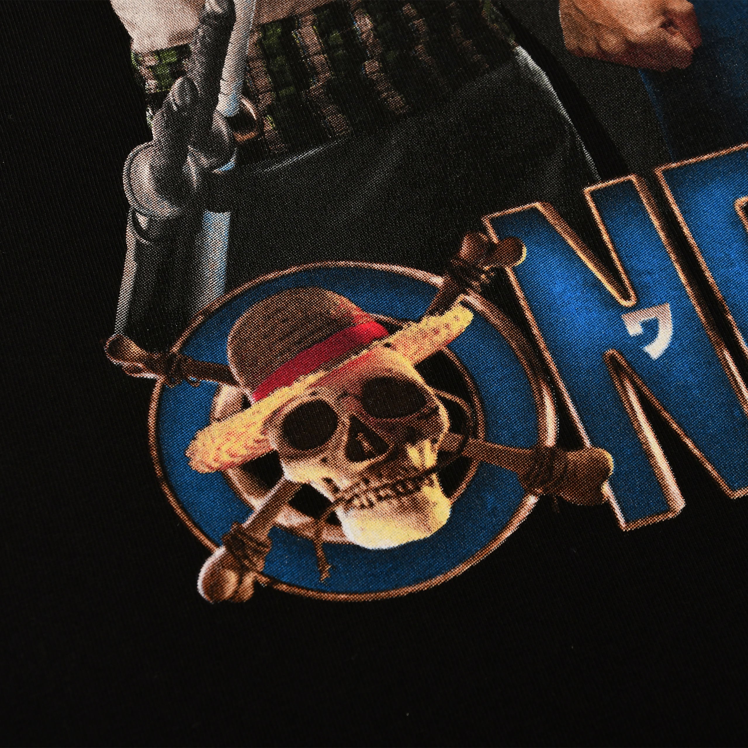 Imagen del producto Camiseta negra de la tripulación de Sombrero de Paja - One Piece