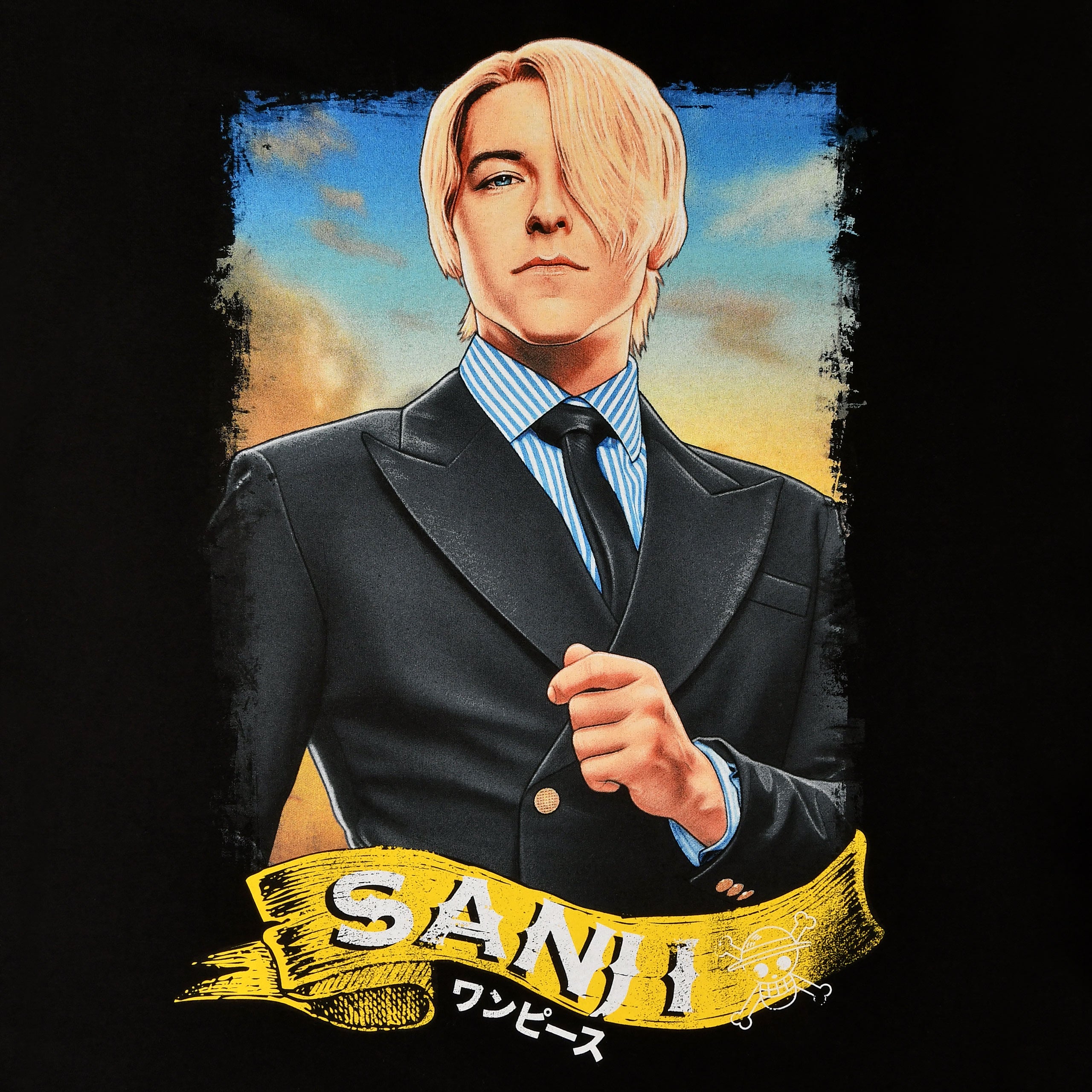 Imagen del producto Camiseta Sanji negra - One Piece