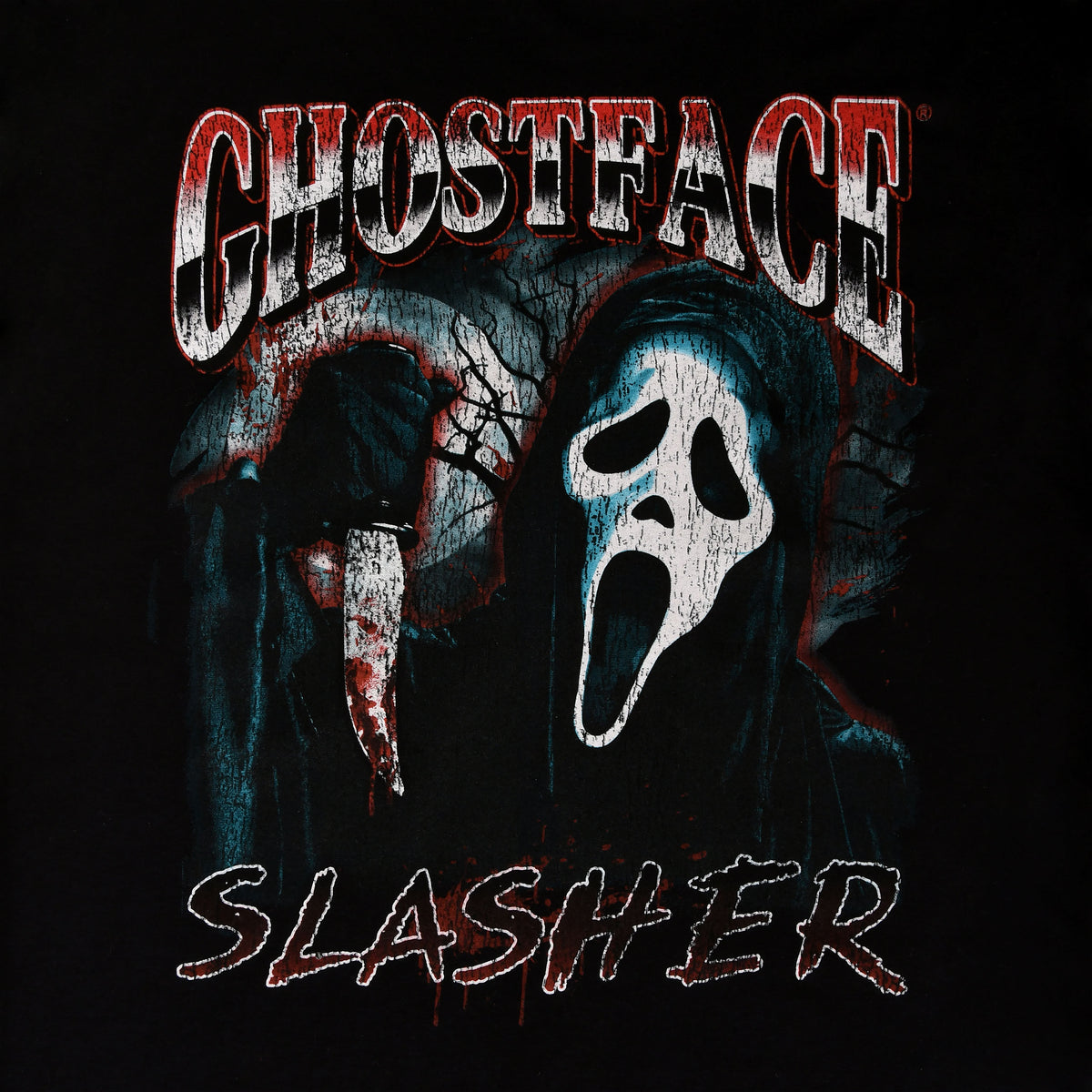 Imagen del producto Scream Ghost Face - Camiseta Slasher negra