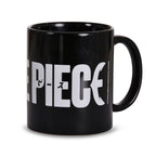 Imagen del producto Taza de logotipo de serie en blanco y negro - One Piece