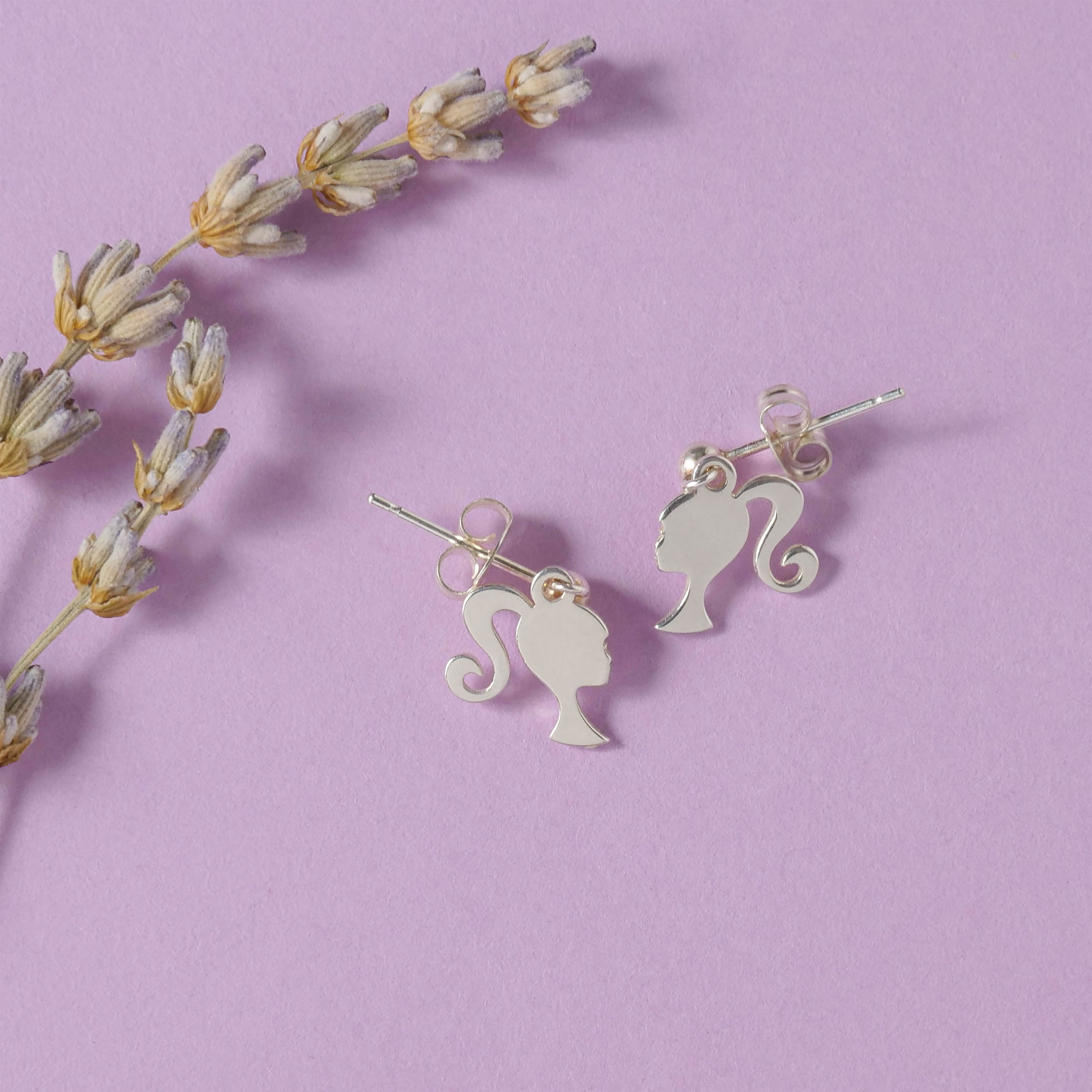 Imagen del producto Barbie - Pendientes de silueta
