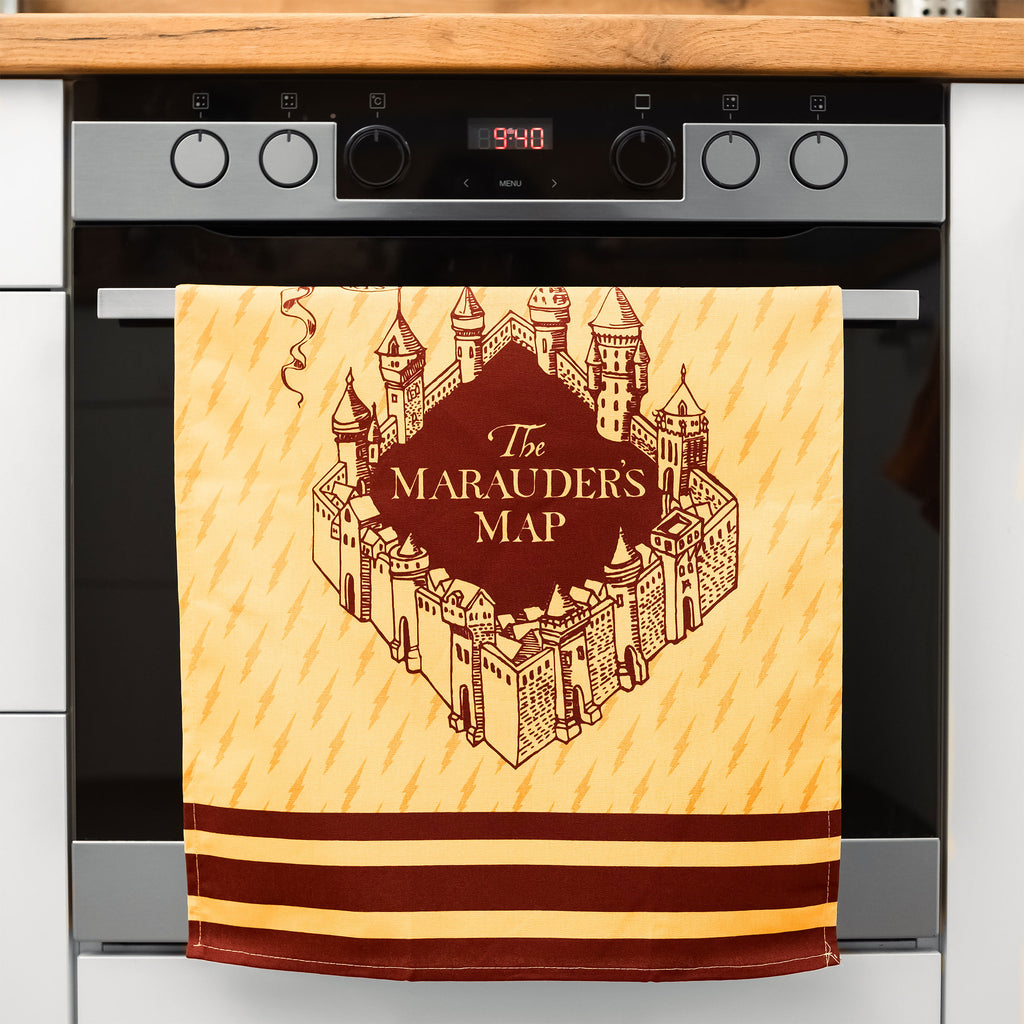 Imagen del producto Set de paños de cocina de Hogwarts y Mapa del Merodeador - Harry Potter