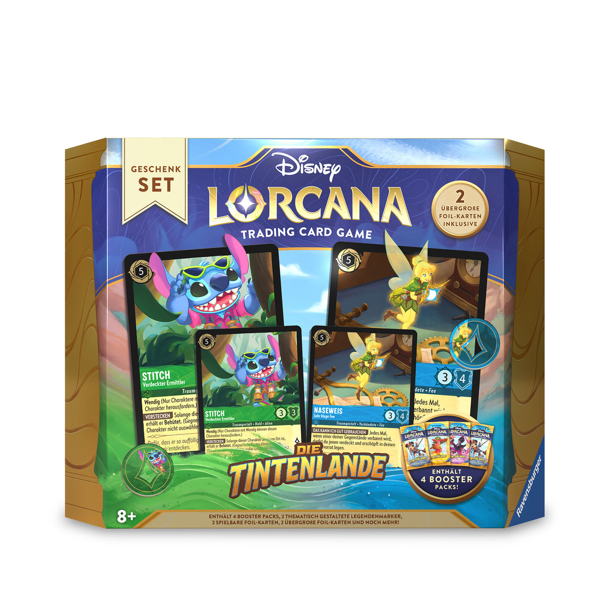 Imagen del producto Disney Lorcana Set de regalo - El juego de cartas coleccionables de Tintenlande
