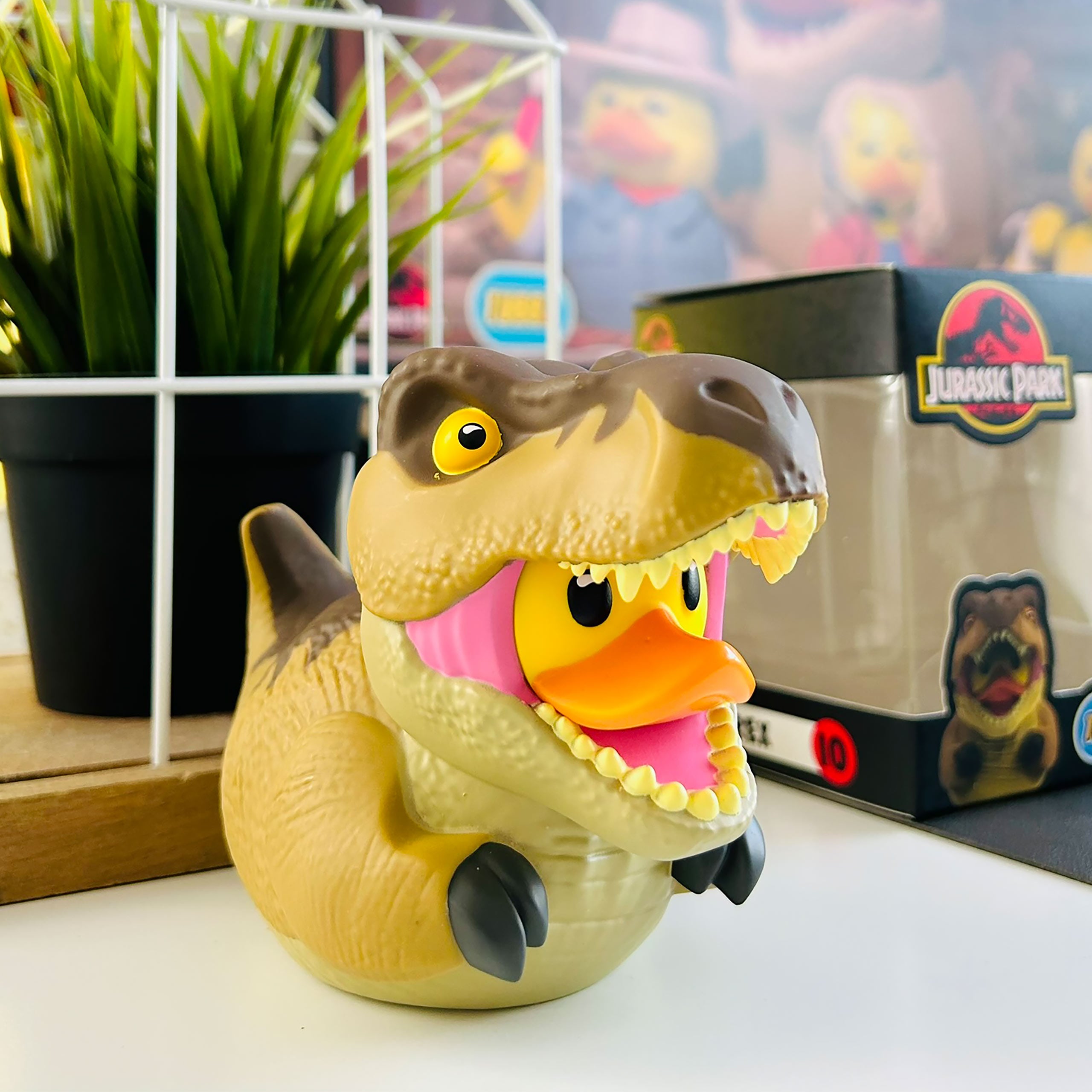 Imagen del producto Jurassic Park - T-Rex TUBBZ pato decorativo