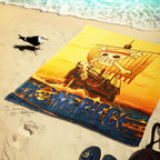 Imagen del producto One Piece - Manta de forro polar Going Merry
