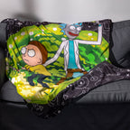 Product image Rick and Morty - Portal Fleece Blanket