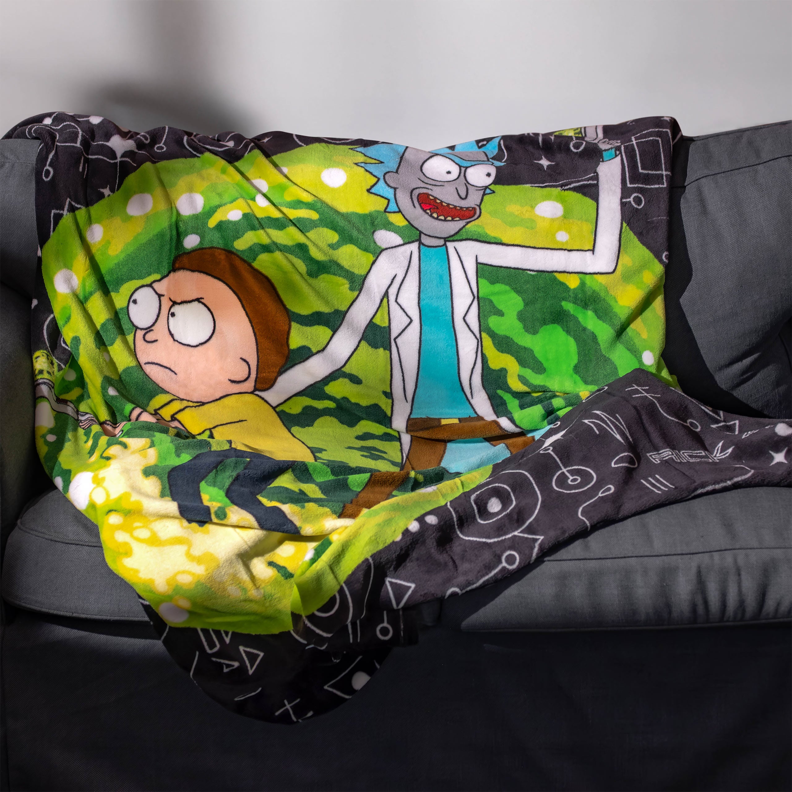 Imagen del producto Rick and Morty - Manta Polar Portal