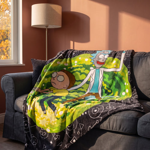 Imagen del producto Rick and Morty - Manta Polar Portal