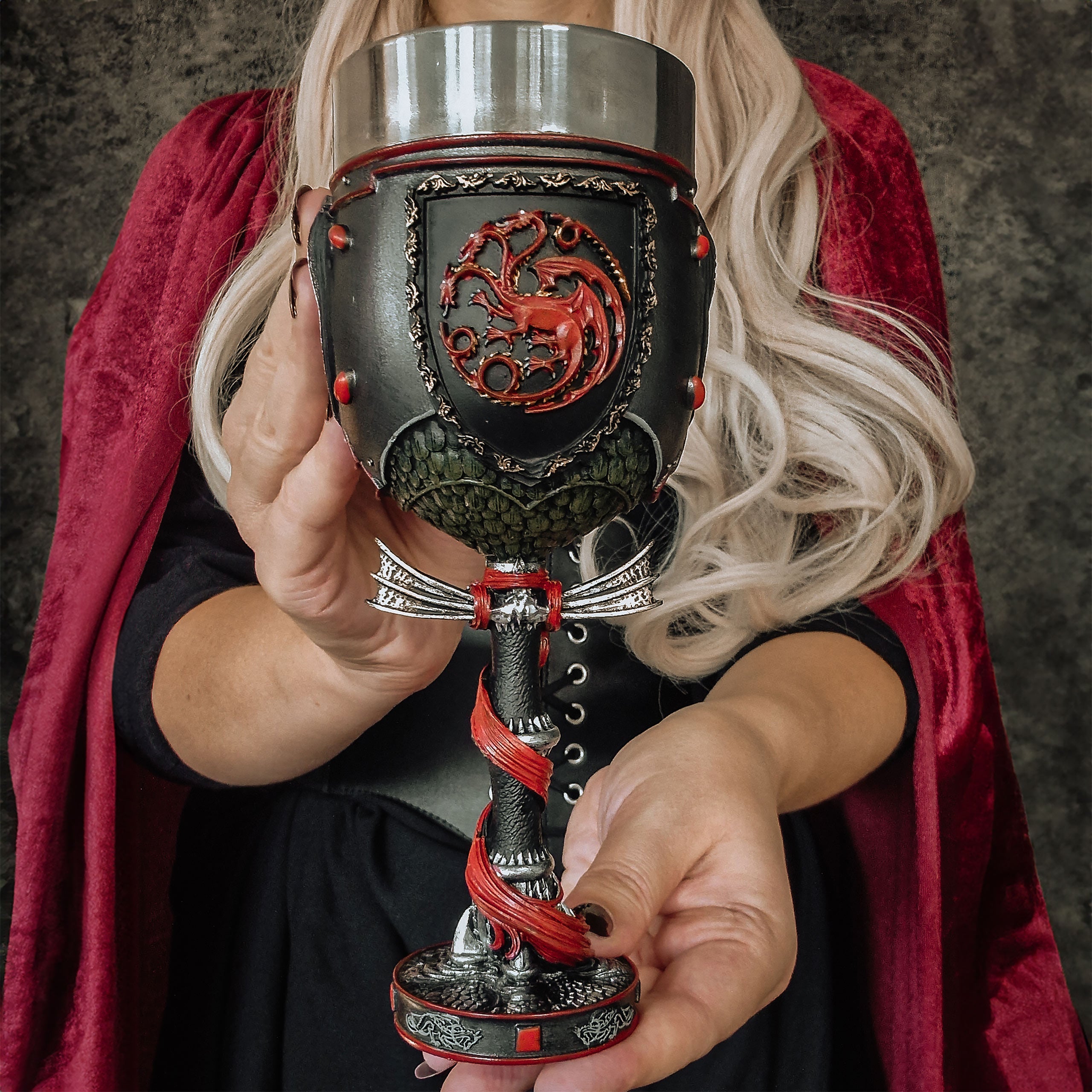 Imagen del producto House of the Dragon - Cáliz de lujo de Daemon Targaryen