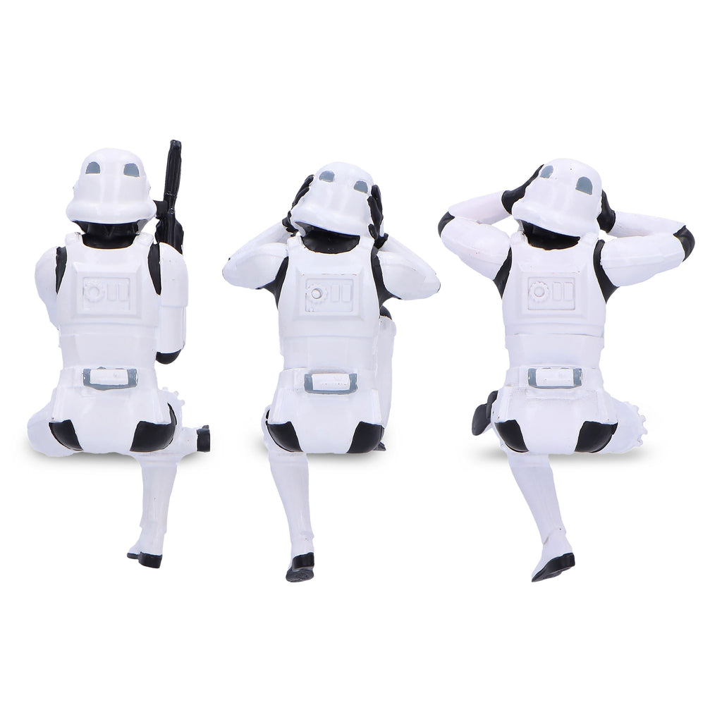Imagen del producto Set de figuras Original Stormtrooper Don't See Hear Speak sentado