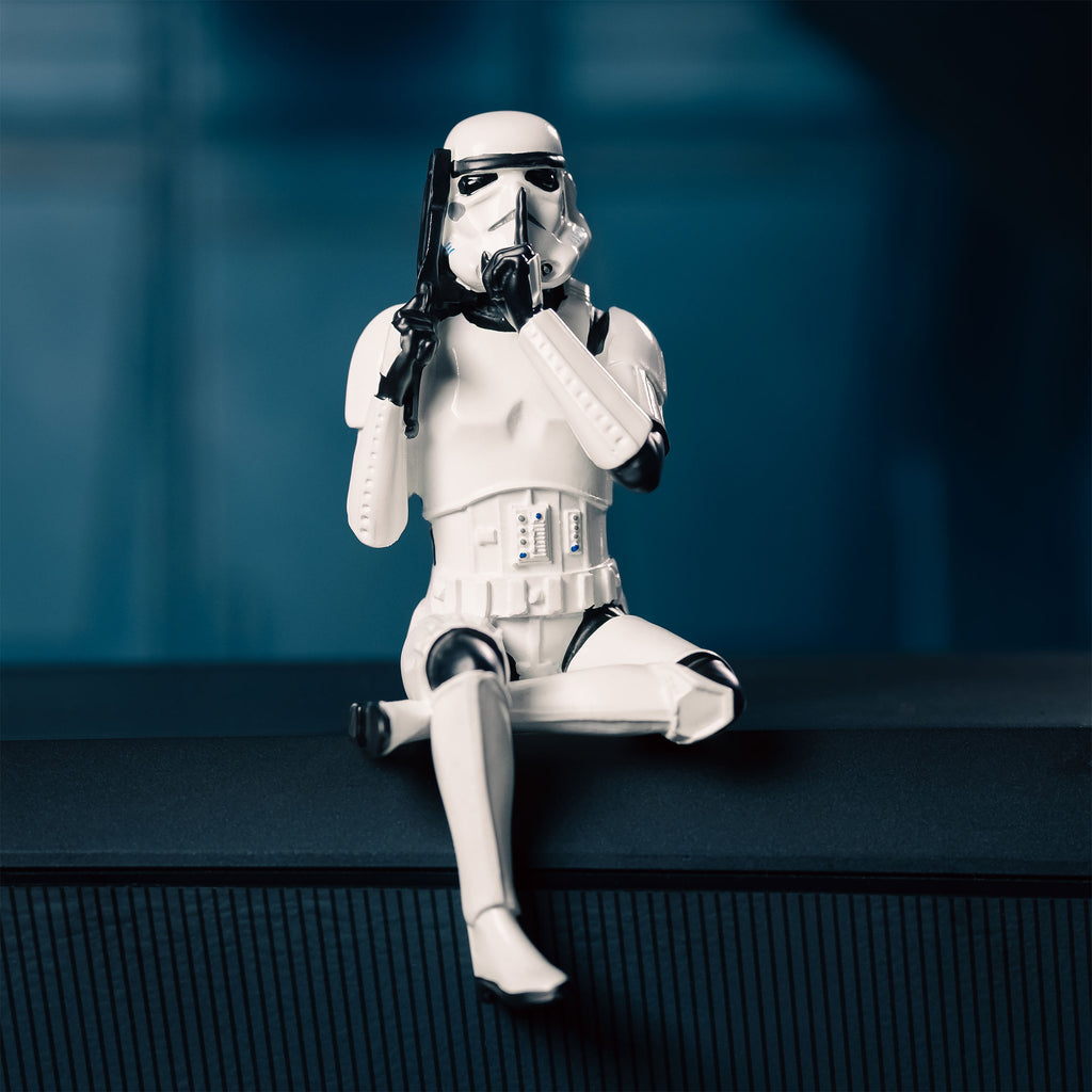 Imagen del producto Set de figuras Original Stormtrooper Don't See Hear Speak sentado