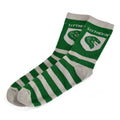 Imagen del producto Harry Potter - Calcetines con escudo de Slytherin verde-gris