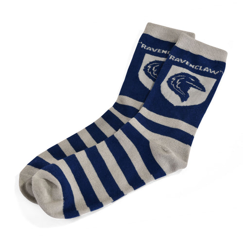 Imagen del producto Harry Potter - Calcetines con escudo de Ravenclaw azul-gris