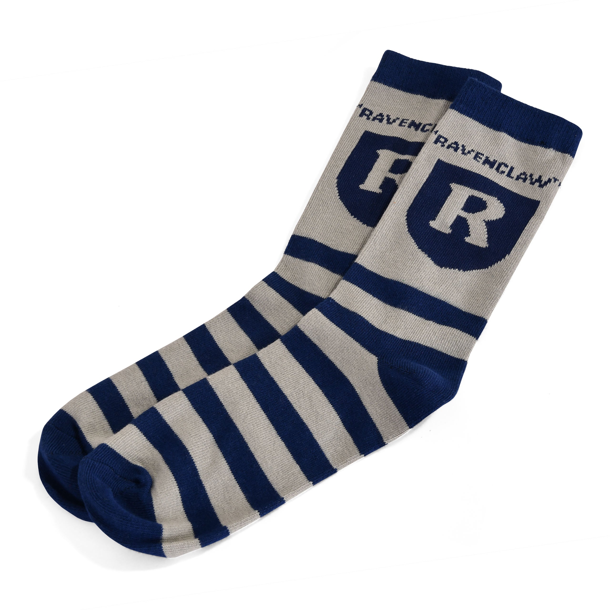 Imagen del producto Harry Potter - Calcetines con logotipo de Ravenclaw azul-gris
