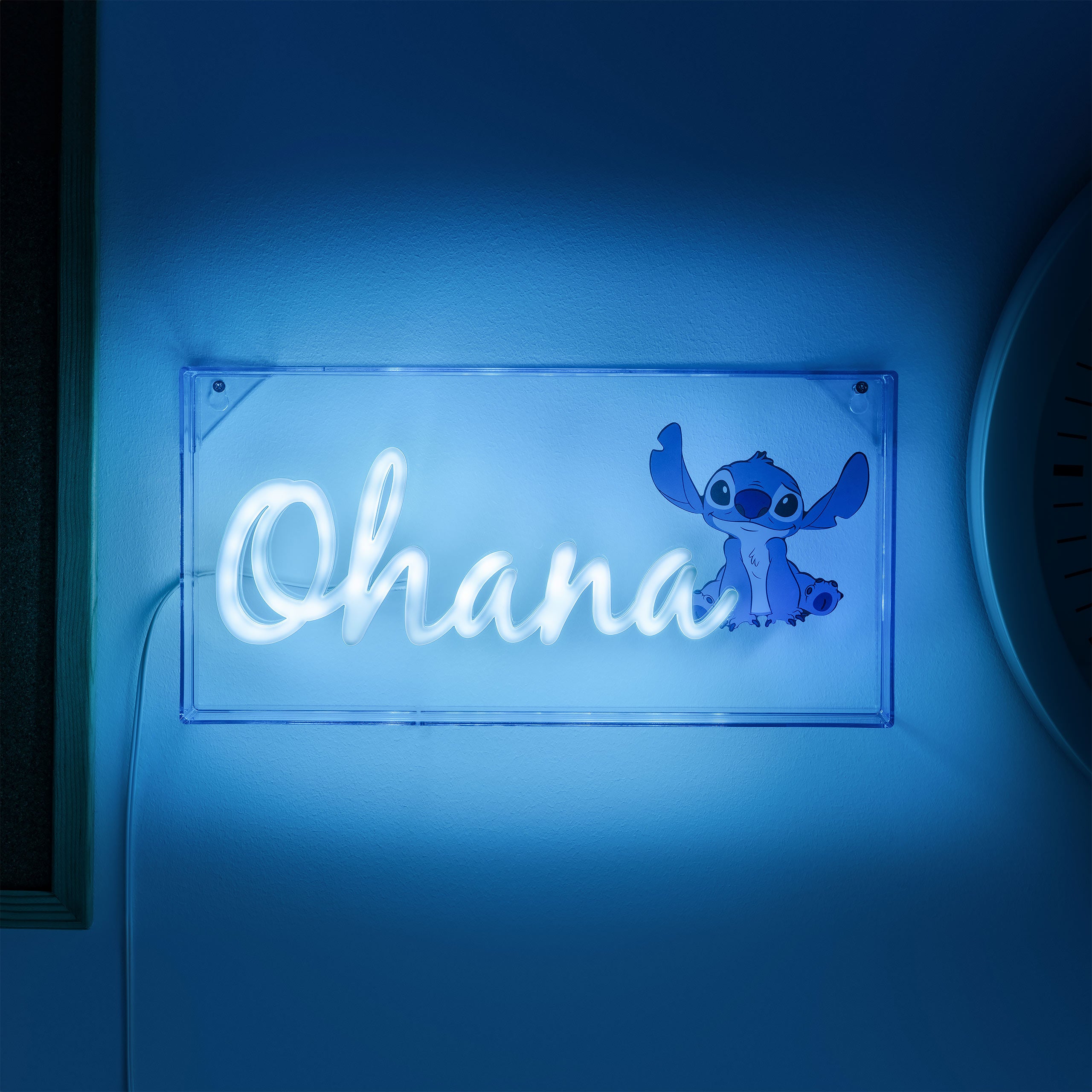 Imagen del producto Lámpara de neón Stitch Ohana - Lilo & Stitch