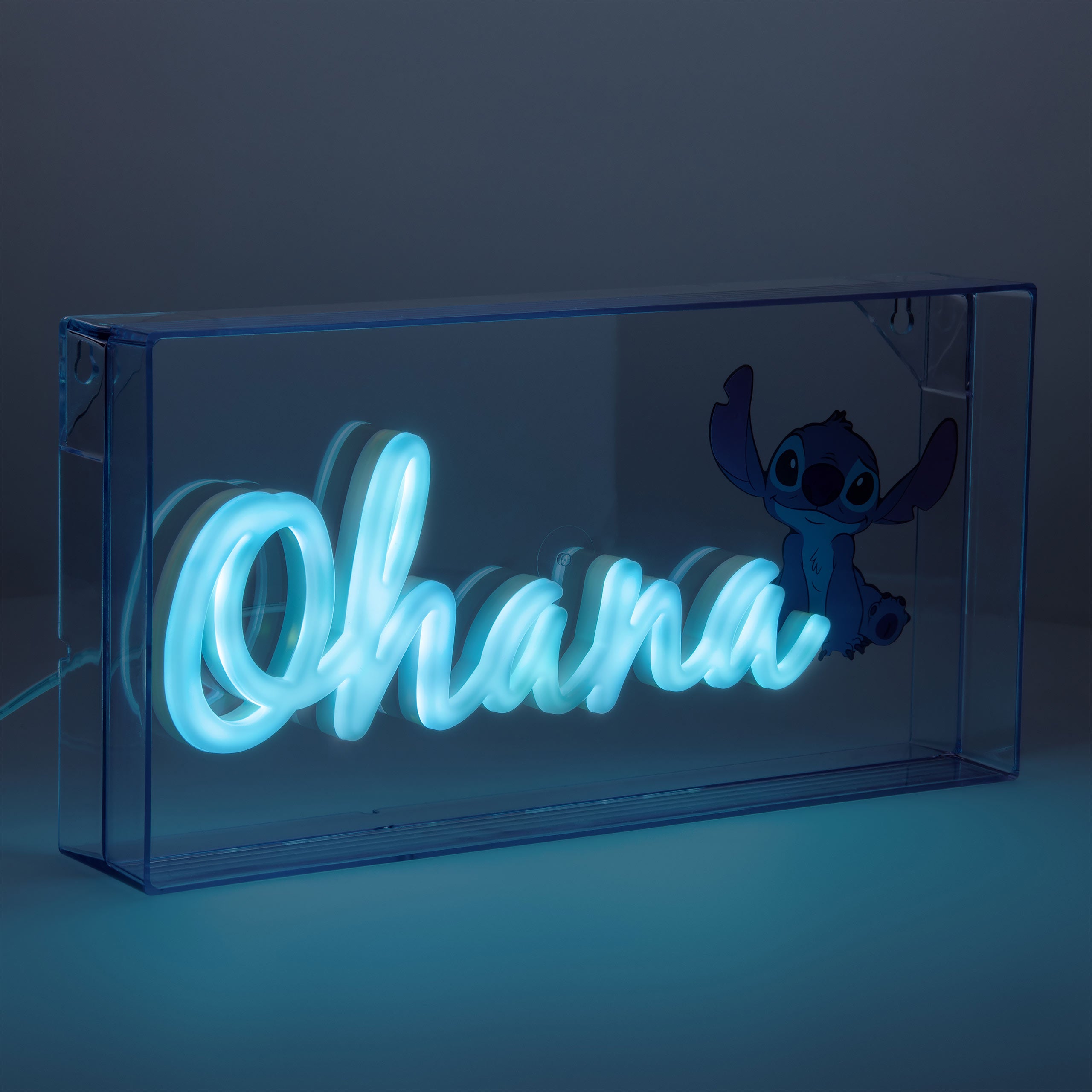 Imagen del producto Lámpara de neón Stitch Ohana - Lilo & Stitch
