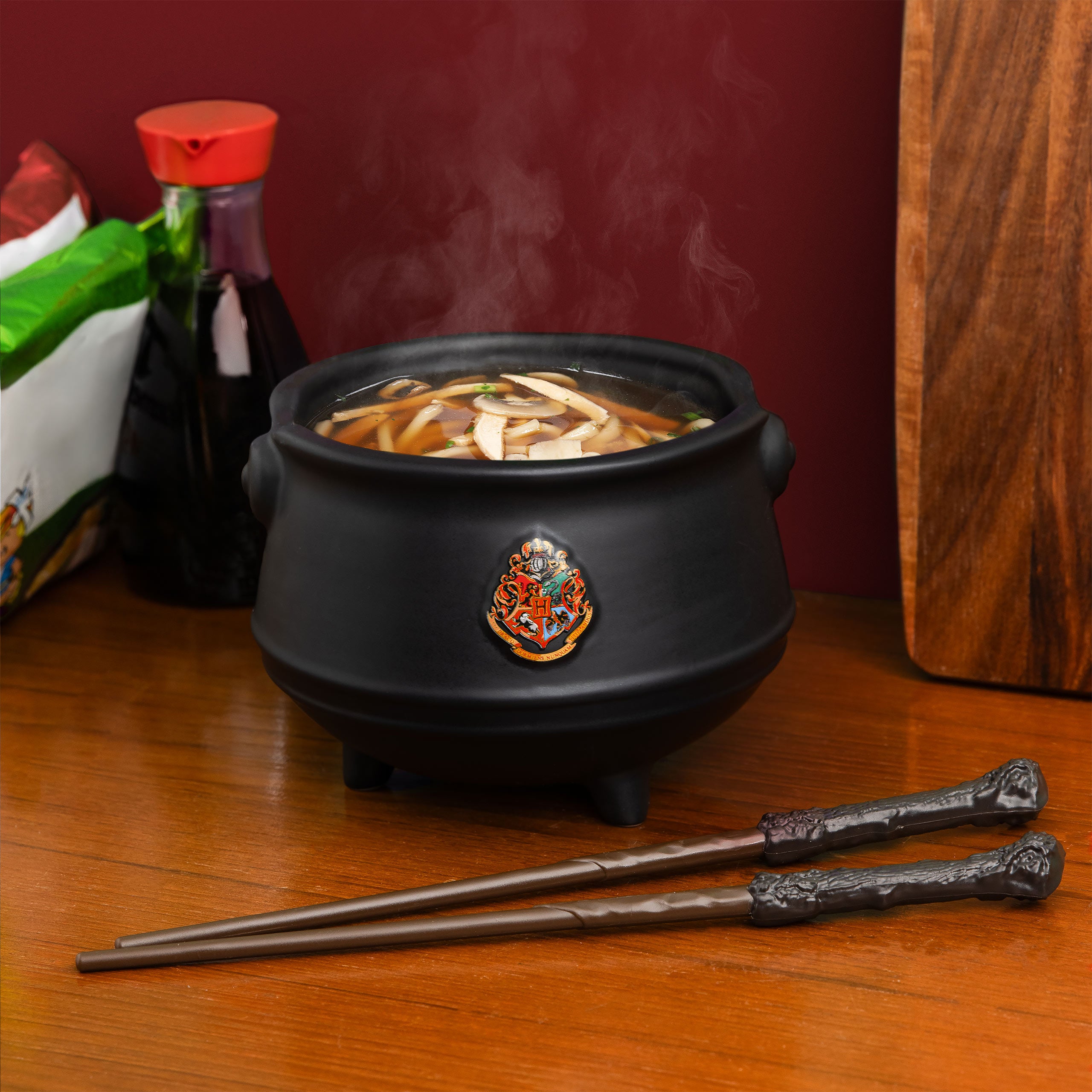 Imagen del producto Harry Potter - Cuenco Ramen Caldero con Palillos