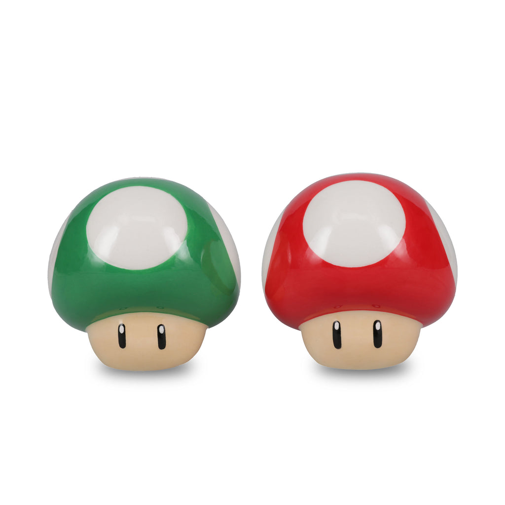 Imagen del producto Super Mario - Super Hongo y 1 UP Hongo Salero & Pimentero