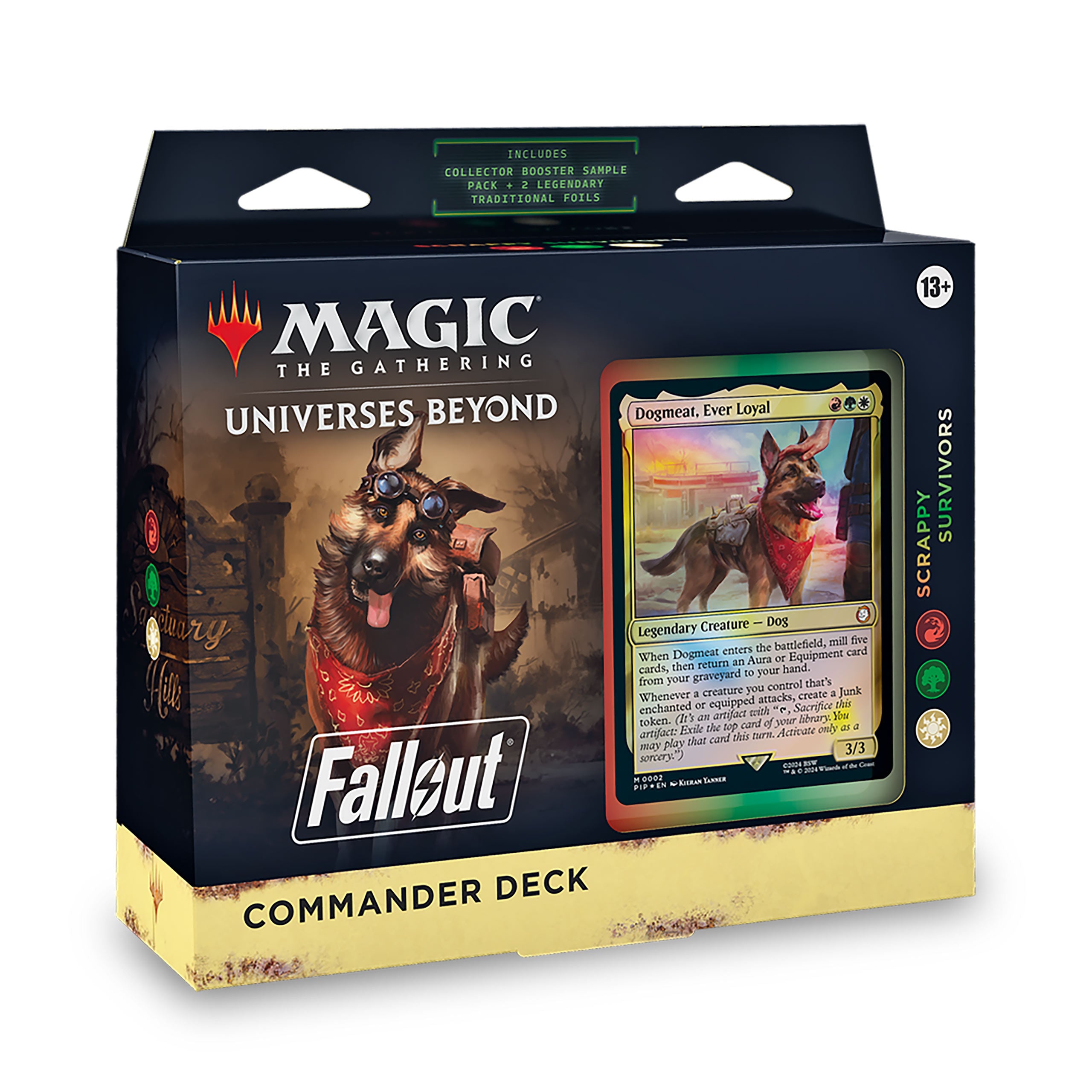 Imagen del producto Fallout - Scrappy Survivors Commander Deck versión en inglés - Magic the Gathering