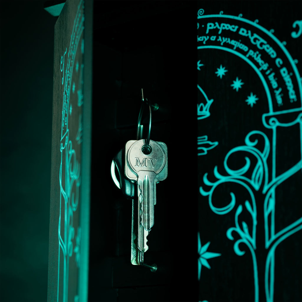 Imagen del producto El Señor de los Anillos - Caja de Llaves Las Puertas de Durin con Efecto Glow in the Dark