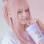 Imagen del producto Pusheen - Disfruta de cada día vaso con pajita