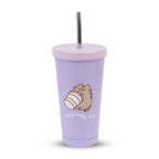 Imagen del producto Pusheen - Disfruta de cada día vaso con pajita