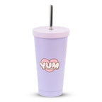 Imagen del producto Pusheen - Disfruta de cada día vaso con pajita