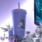 Imagen del producto Pusheen - Disfruta de cada día vaso con pajita
