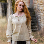 Imagen del producto Blusa medieval con cordones