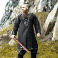 Imagen del producto Túnica vikinga medieval negra