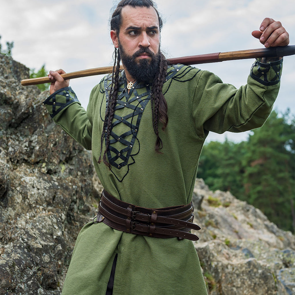 Imagen del producto Túnica vikinga medieval verde
