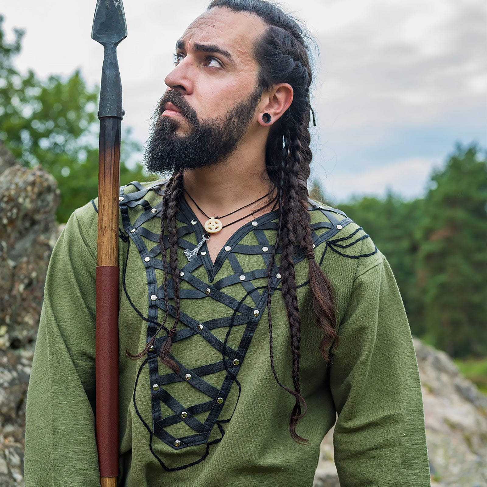 Product image Medieval Viking Tunic Green