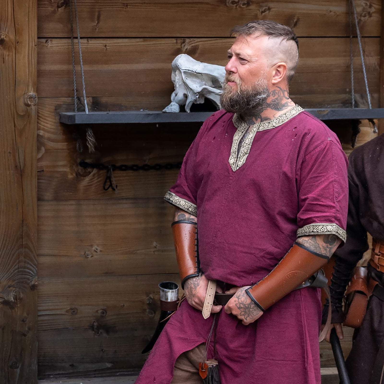 Product image Medieval Tunic Short Sleeve with Red Border