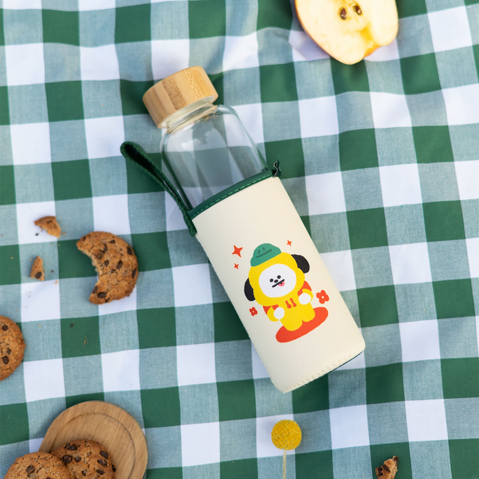 Imagen del producto Line Friends - BT21 Green Planet Chimmy Botella de agua