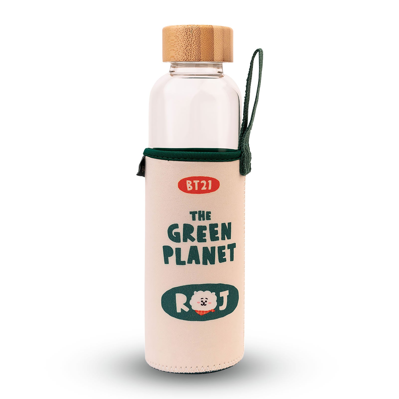 Imagen del producto Line Friends - BT21 Green Planet RJ Botella de agua