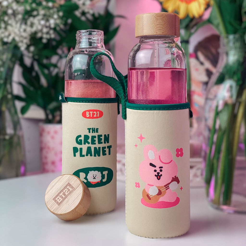 Imagen del producto Line Friends - BT21 Green Planet RJ Botella de agua