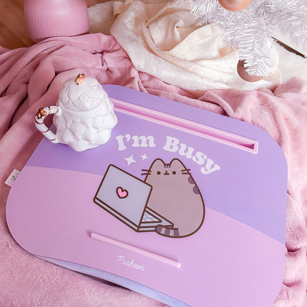 Imagen del producto Pusheen - Estoy ocupado Alfombrilla de laptop