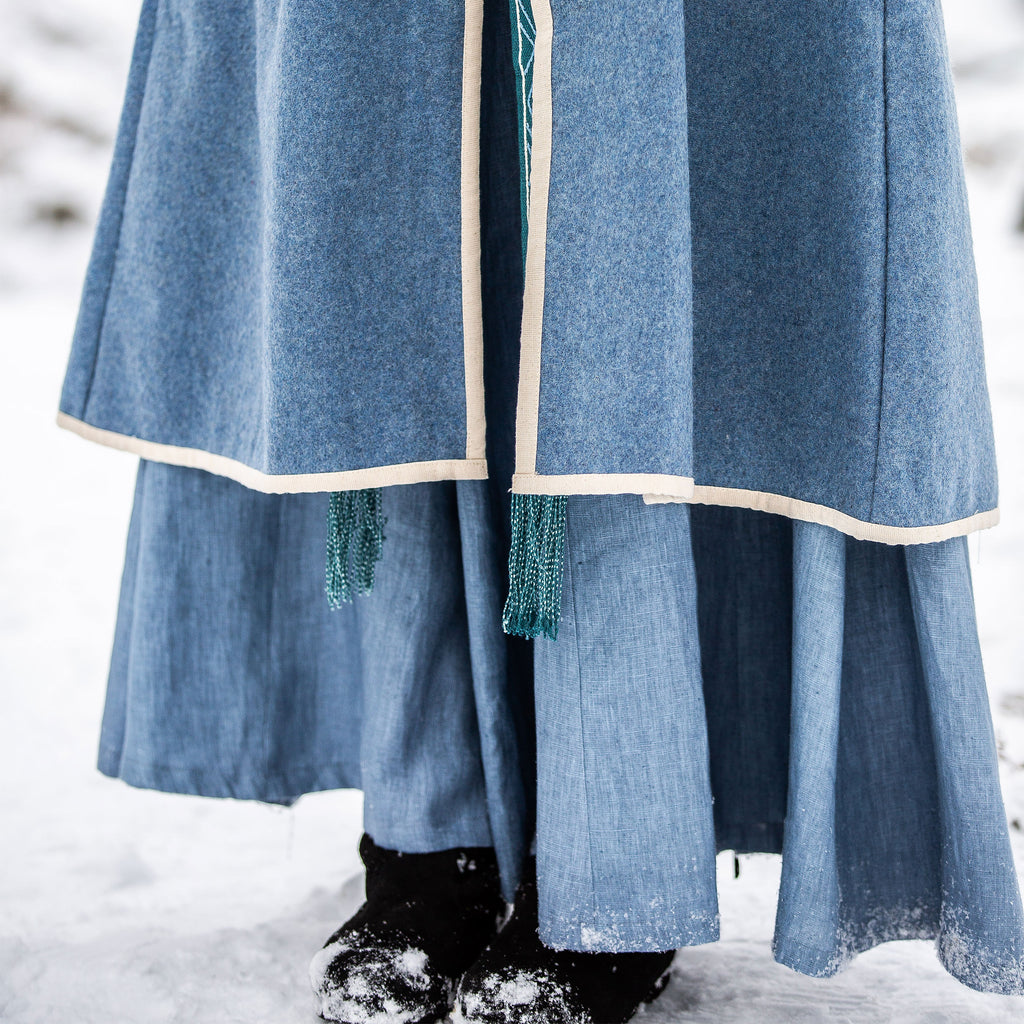 Imagen del producto Manto Birka medieval azul