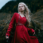 Product image Medieval Dress Linen Red